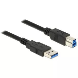 Delock Kabel USB 3.0 Typ-A Stecker & USB 3.0 Typ-B Stecker 0,5 m schwarz