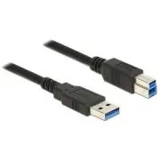 Delock-Kabel USB 3.0 Typ A (Stecker) > USB 3.0 Typ B (Stecker), 5,0 m, schwarz