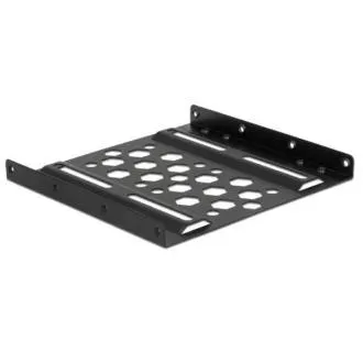 Delock Aluminium-Einbaurahmen 2,5" auf 3,5", schwarz