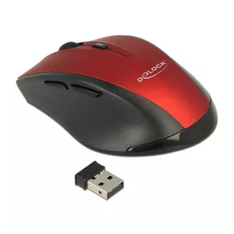 Delock Ergonomische optische 5-Tasten-Maus 2,4 GHz kabellos Delock Ergonomische optische 5-Tasten-Maus 2,4 GHz kabellos