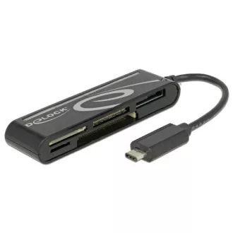 Delock USB 2.0 Kartenleser USB Typ-C™ Stecker 5 Steckplätze