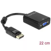 Delock Displayport Adapter 1.2 Stecker > VGA Buchse schwarz