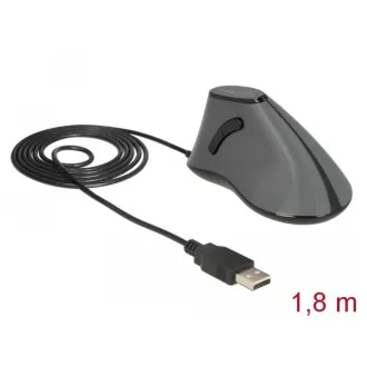 Delock Ergonomische vertikale optische 5-Tasten-USB-Maus