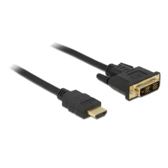 Delock DVI-Kabel - DVI-D 18 1 Stecker > HDMI A Stecker 2 m Delock DVI-Kabel - DVI-D 18 1 Stecker > HDMI A Stecker 2 m