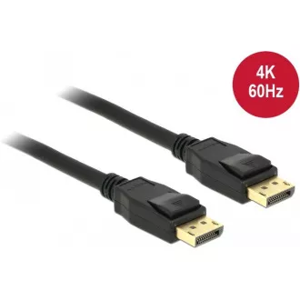 Delock DisplayPort 1.2-Kabel, Stecker > DisplayPort-Stecker, 4K, 60 Hz, 1,5 m Delock DisplayPort 1.2-Kabel, Stecker > DisplayPort-Stecker, 4K, 60 Hz, 1,5 m