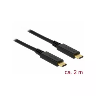 Delock USB 3.1 Gen 1 (5 Gbps) Typ-C zu Typ-C Kabel 2 m 3 A E-Marker Delock USB 3.1 Gen 1 (5 Gbps) Typ-C zu Typ-C Kabel 2 m 3 A E-Marker