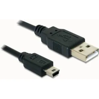 Delock USB 2.0-A-Kabel > USB-Mini-B 5-polig, 1 m, Stecker/Stecker Delock USB 2.0-A-Kabel > USB-Mini-B 5-polig, 1 m, Stecker/Stecker
