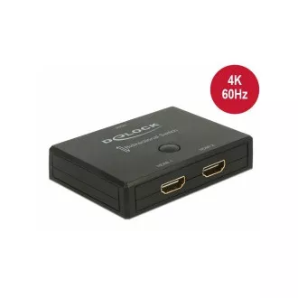 Delock HDMI 2 - 1 Bidirektionaler Umschalter 4K 60 Hz