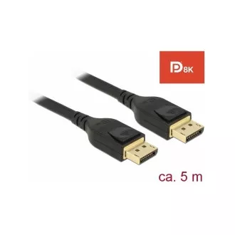 Delock DisplayPort Kabel 8K 60 Hz 5 m DP 8K zertifiziert
