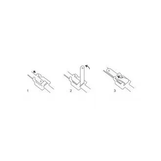 Delock Edelstahlkabelbinder wiederverwendbar mit Klappclip D 250 x B 10 mm 10 Stück Delock Edelstahlkabelbinder wiederverwendbar mit Klappclip D 250 x B 10 mm 10 Stück