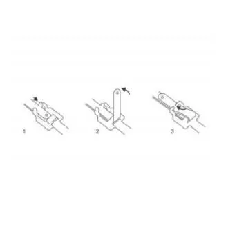 Delock Edelstahlkabelbinder wiederverwendbar mit Klappclip D 250 x B 10 mm 10 Stück Delock Edelstahlkabelbinder wiederverwendbar mit Klappclip D 250 x B 10 mm 10 Stück