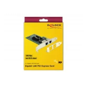 Delock PCI Express-Karte > 2 x Gigabit LAN Delock PCI Express-Karte > 2 x Gigabit LAN