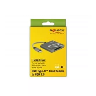 Delock USB Typ-C™ Kartenleser für XQD 2.0 Speicherkarten Delock USB Typ-C™ Kartenleser für XQD 2.0 Speicherkarten