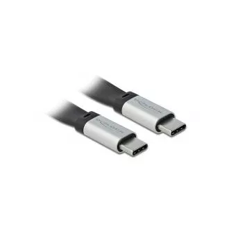 Delock USB 3.2 Gen 2, FPC Flachbandkabel, USB Typ-C™ auf USB Typ-C™, 22 cm, PD 3 A E-Marker