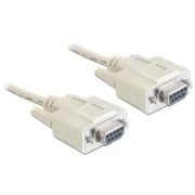 Delock Serielles Kabel Nullmodem 9-polig Buchse/Buchse 3 m
