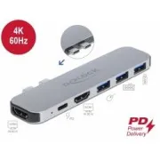 Delock MacBook Docking Station, Dual, HDMI 4K / PD / Hub