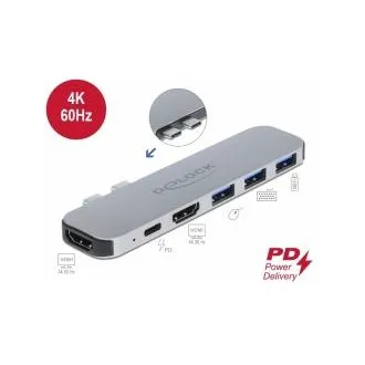 Delock MacBook Docking Station, Dual, HDMI 4K / PD / Hub Delock MacBook Docking Station, Dual, HDMI 4K / PD / Hub