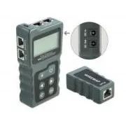 Delock LCD-Kabelprüfgerät RJ45 / PoE / DC