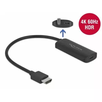 Delock Adapter HDMI-A Stecker > USB Typ-C™ Buchse (DP Alt Mode) 4K 60 Hz Delock Adapter HDMI-A Stecker > USB Typ-C™ Buchse (DP Alt Mode) 4K 60 Hz