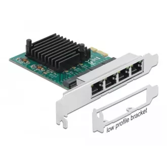 Delock PCI Express x1 Karte für 4 x Gigabit LAN Delock PCI Express x1 Karte für 4 x Gigabit LAN