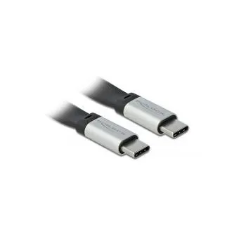 Delock USB 3.2 Gen 2, flaches FPC-Flachbandkabel, USB Typ C auf USB Typ C, 13 cm, PD 5 A E-Marker Delock USB 3.2 Gen 2, flaches FPC-Flachbandkabel, USB Typ C auf USB Typ C, 13 cm, PD 5 A E-Marker