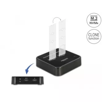 Delock M.2 Docking Station für 2 x M.2 NVMe PCIe SSDs mit Klonfunktion Delock M.2 Docking Station für 2 x M.2 NVMe PCIe SSDs mit Klonfunktion