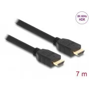 Delock High Speed HDMI Kabel, 48 Gbps, 8K 60 Hz, schwarz, 7 m