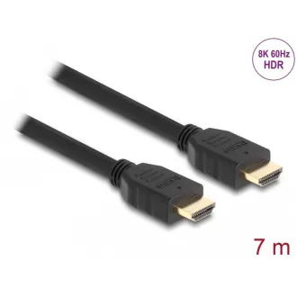 Delock High Speed HDMI Kabel, 48 Gbps, 8K 60 Hz, schwarz, 7 m