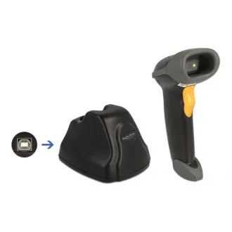 Delock 2,4 GHz, 1D- und 2D-Barcodescanner mit Ladestation - Mehrere Sprachen Delock 2,4 GHz, 1D- und 2D-Barcodescanner mit Ladestation - Mehrere Sprachen