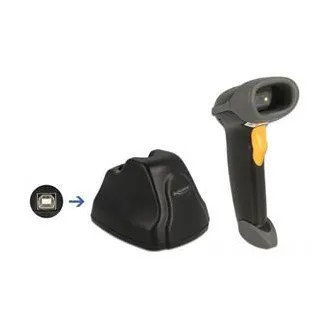 Delock 2,4 GHz, 1D- und 2D-Barcodescanner mit Ladestation - Mehrere Sprachen Delock 2,4 GHz, 1D- und 2D-Barcodescanner mit Ladestation - Mehrere Sprachen