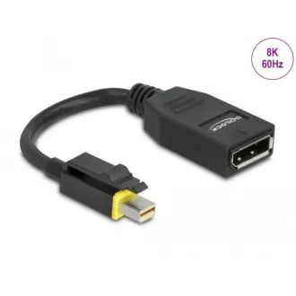 Delock Mini DisplayPort 1.4 auf DisplayPort Adapter mit 8K 60 Hz Verriegelung Delock Mini DisplayPort 1.4 auf DisplayPort Adapter mit 8K 60 Hz Verriegelung