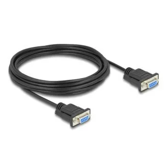 Delock RS-232-Seriellkabel, D-Sub9, Buchse auf Buchse, Länge 5 m Delock RS-232-Seriellkabel, D-Sub9, Buchse auf Buchse, Länge 5 m