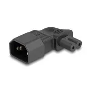 Delock Power Adapter IEC 60320 - C14 auf C7, Stecker / Buchse, 2,5 A, 90°, rechtwinklig