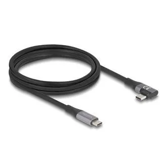 Delock USB-Kabel 20 Gbps, rechts/links USB PD 3.1 Extended Power Range 240 W 2 m Delock USB-Kabel 20 Gbps, rechts/links USB PD 3.1 Extended Power Range 240 W 2 m