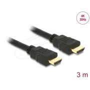 Delock Kabel High Speed HDMI mit Ethernet - HDMI A Stecker > HDMI A Stecker 4K 3m