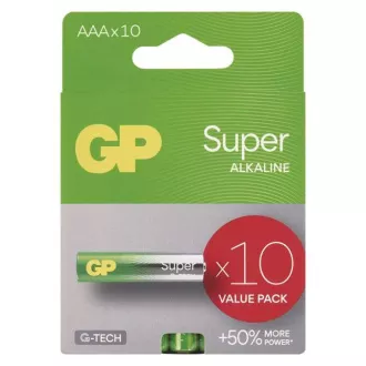 GP AAA Super, alkalisch (LR03) - 10 Stück