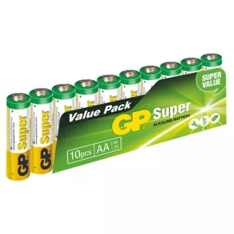 GP AA Super, alkalisch (LR6) - 10 Stück GP AA Super, alkalisch (LR6) - 10 Stück