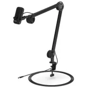 Endorfy Solum Voice Microphone, kabelgebunden, Arm, 2× Pop-up-Filter, RGB-Hintergrundbeleuchtung, 3,5 mm Klinke, USB-C, USB-A Reduktion, schwarz