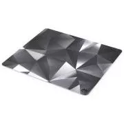 Endorfy Crystal Black L Mauspad, Gaming, 450×400×3mm, wasserdicht, schwarz