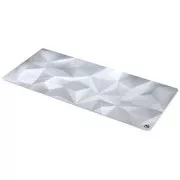 Endorfy Crystal Onyx White XL Mauspad, Gaming, 900×400×3mm, wasserdicht, weiß