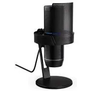 Endorfy Solum 2 Pro, Mikrofon, Kondensatormikrofon, Nierencharakteristik, Poppschutz, Touch-Stummschaltung, RGB-Hintergrundbeleuchtung, LED-Anzeige