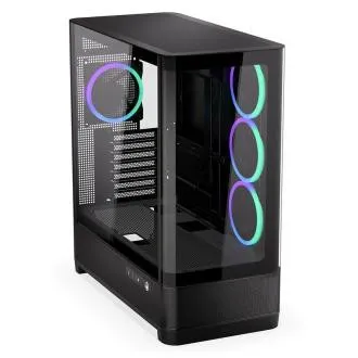 Endorfy Aquarius 8000 Corona, Gehäuse, E-ATX, 4× ARGB-120-mm-Lüfter, 2× USB 3.0, 1× USB-C, Panorama-Design, gewölbtes Glas, schwarz Endorfy Aquarius 8000 Corona, Gehäuse, E-ATX, 4× ARGB-120-mm-Lüfter, 2× USB 3.0, 1× USB-C, Panorama-Design, gewölbtes Glas, schwarz
