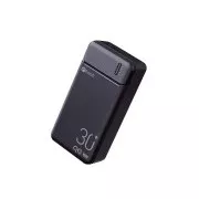 C-TECH Powerbank 30000mAh, Li-Pol, 20W, USB-C/USB-A/micro USB/PD/Quick charge