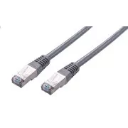 C-TECH Patchcord Cat5e, FTP, grau, 3m