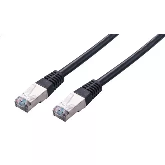C-TECH Patchcord Cat5e, FTP, schwarz, 1m C-TECH Patchcord Cat5e, FTP, schwarz, 1m