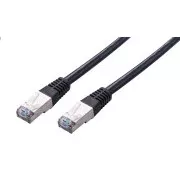 C-TECH Cat5e Patchkabel, FTP, schwarz, 2m