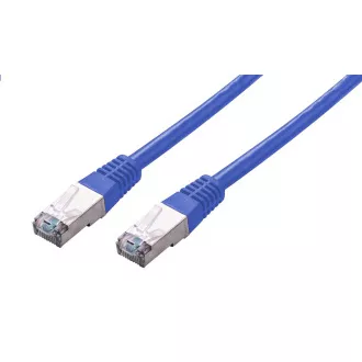 C-TECH Cat5e Patchkabel, FTP, blau, 0,25m