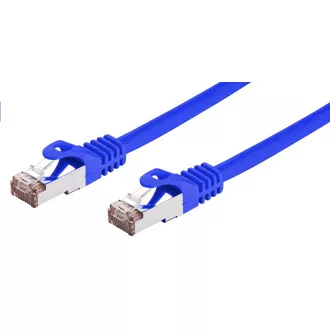 C-TECH Patchcord Cat6, FTP, blau, 1m