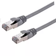 C-TECH Patchcord Cat6a, S/FTP, grau, 5m