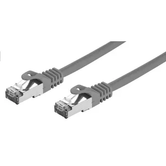 C-TECH Patchcord Cat7, S/FTP, grau, 10m C-TECH Patchcord Cat7, S/FTP, grau, 10m